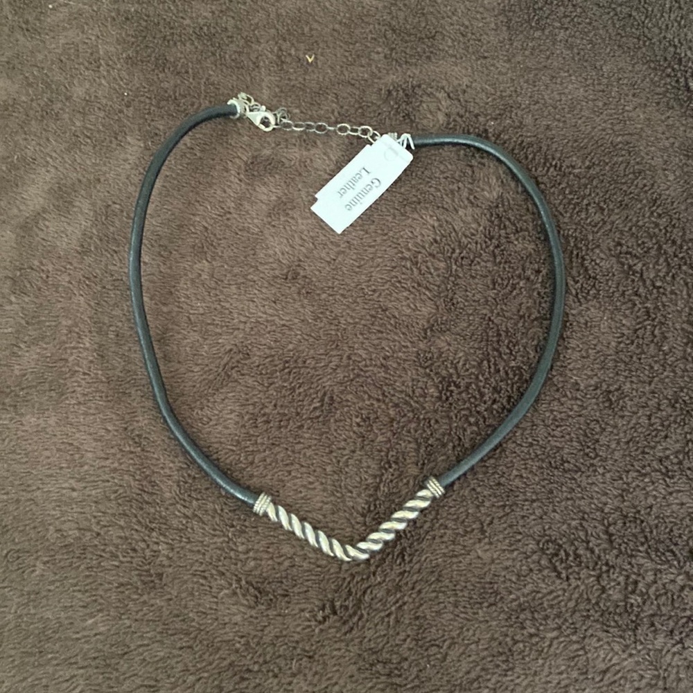 Leather and sterling